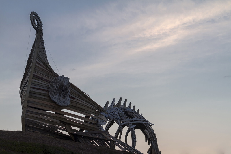 land, work, float, place of worship, boat, outdoors, religion, ashore, nature, cloud - sky, dragons, finnmark, the past, whale, built structure, 5K, viking ship
