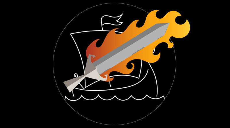 1080P, Viking, Drakkar, Fire, Sword, Fantasy
