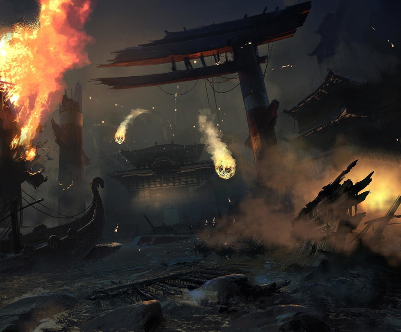 For Honor, Drakkar, 1080P, Battle, Video Game, Fire