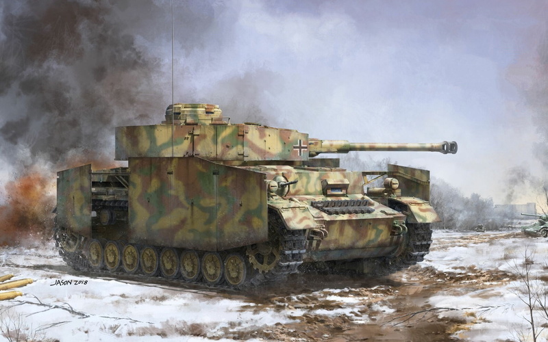 WW II, 1080P, Pz.Kpfw.IV Ausf.G MidLate, tank, art