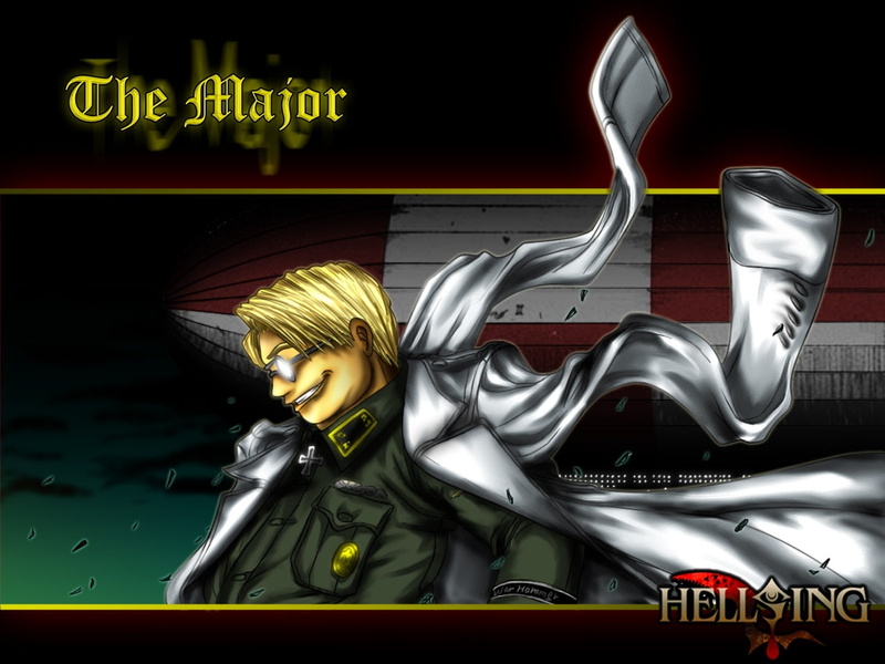 major, ultimate, 720P, hellsing, Hellsing Ultimate, x, anime, hd, art