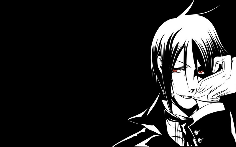 1080P, hellsing, black and white