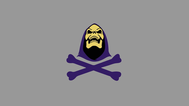 hd, 1080P, simple, Cartoons, minimalistic, art, Skeletor, heman