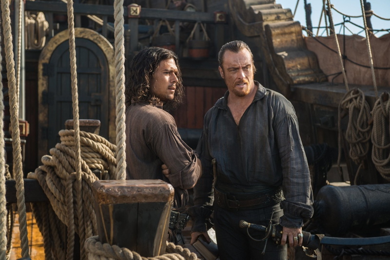 TV Show, Black Sails, Toby Stephens, Luke Arnold, 1080P, John Silver (Black Sails), Captain Flint (Black Sails)