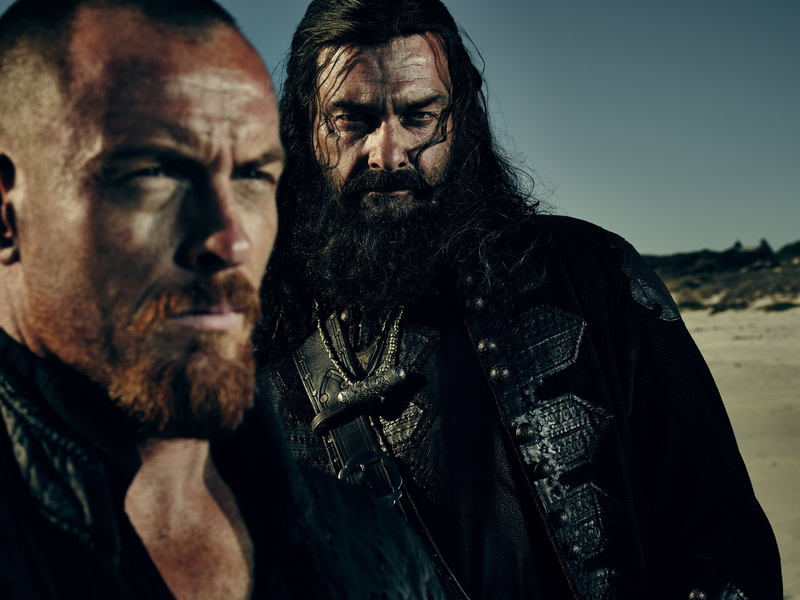 Toby Stephens, Blackbeard, Ray Stevenson, 8K, James Flint, pirates, Black sails