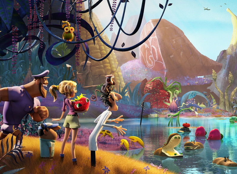 lifestyles, boys, cloudy, representation, three, swimming pool, people, art and craft, crowd, 1080P, Cartoons, outdoors, day, one, leisure activity