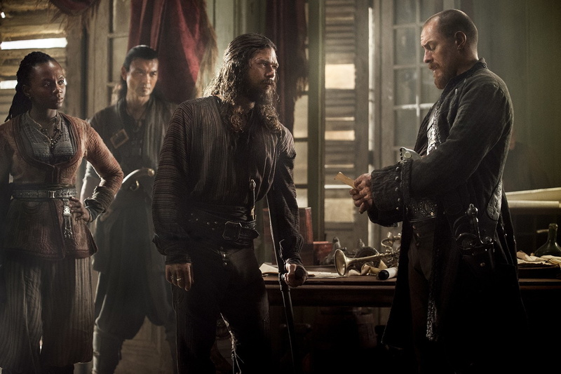 John Silver (Black Sails), Luke Arnold, Captain Flint (Black Sails), 720P, Toby Stephens, TV Show, Black Sails