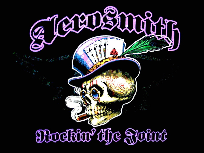 1080P, aerosmith, skull, metal, glam, heavy, dark, hard, rock
