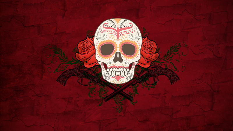 720P, Mexican Skull, skull