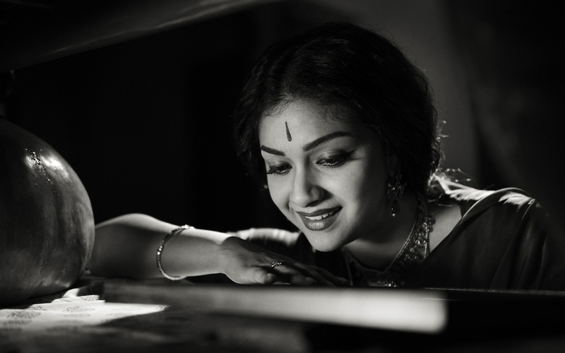 young adult, Keerthy, Savitri, real people, Mahanati, looking, selective focus, one person, table, sitting, portrait, lifestyles, emotion, smiling, women