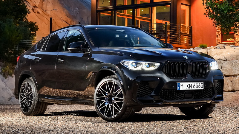 Black Car, Car, SUV, BMW X6 M Competition, Crossover Car, BMW, Luxury Car, 1080P