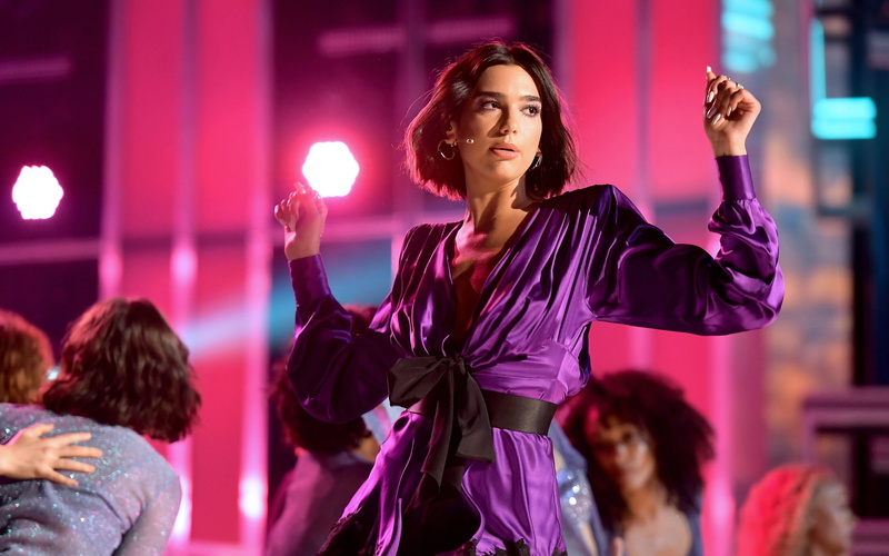 enjoyment, stage, nightlife, human limb, females, human arm, group of people, young women, poster, limb, singer, lipa, beautiful, arms raised, arts culture and entertainment