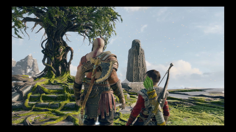 1080P, Santa Monica Studio, God of War (2018), screen shot, god of war 4, God of War, video games, Atreus, Kratos