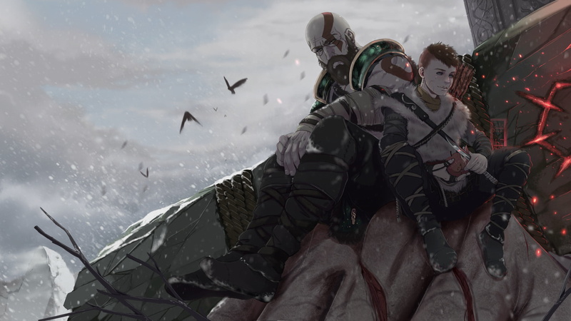 1080P, Kratos (God Of War), God of War (2018), Atreus (God Of War), God of War