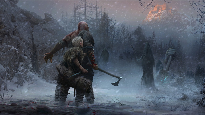4K, 4K, God of War, Atreus, screenshot