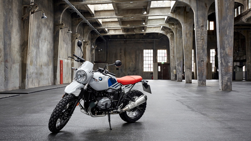 2018 Bikes, 4K, 4k, white, backbone, standard, motorcycle, gray, factory, BMW R nineT Urban GS, black