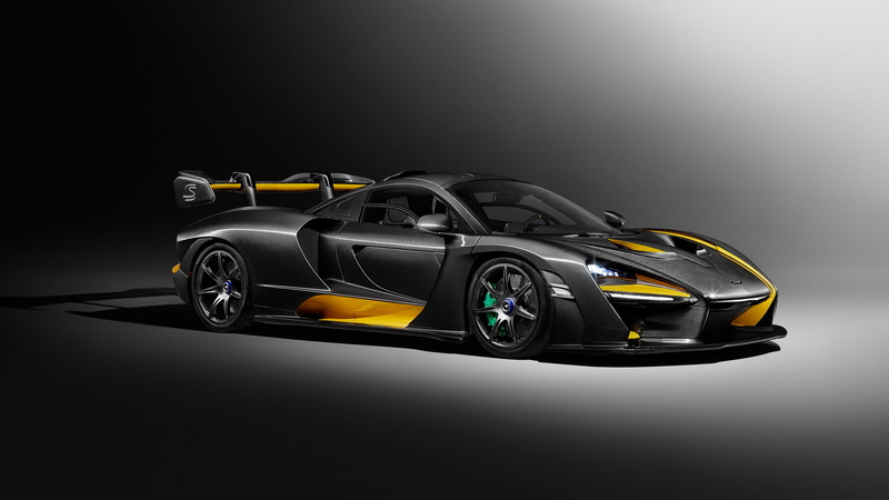 McLaren Senna, car, Carbon Fiber, Victory Grey, supercars, 1080P, McLaren