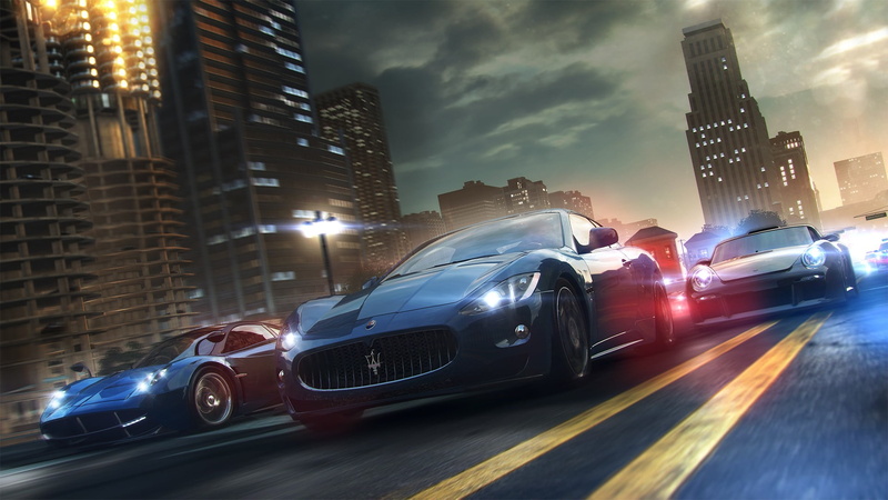 speed, city, modern, motion, building exterior, blurred motion, Ubisoft, road, office building exterior, car, architecture, video games, The Crew, outdoors