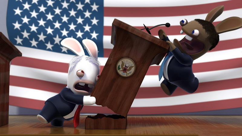 raving, rabbids, games, illustration, rayman, president, inauguration, memes, u, 1920x1080, 1080P, s, rayman raving rabbids