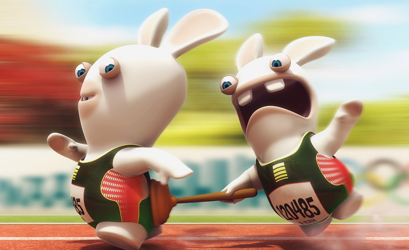 figurine, digital, close-up, Games/Rayman Raving Rabbids, 1080P, still life, no people, representation, toy, indoors, art and craft, mammal