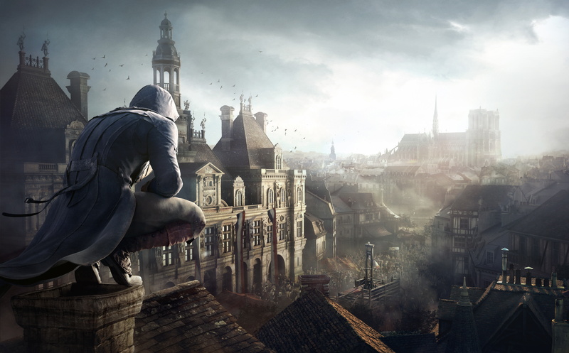 built structure, building, human representation, arno, Assassins Creed, assassin, unity, no people, art and craft, history, dorian, 8K, nature, spirituality
