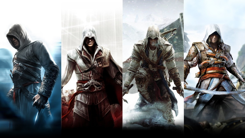 1080P, assassins creed, Edward Kenway, Connor Kenway, Altaïr Ibn LaAhad