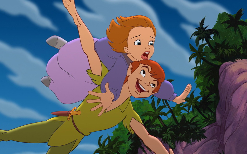 cartoon, return, pan, screenshot, land, wendy, darling, never, peter, picture, 1080P