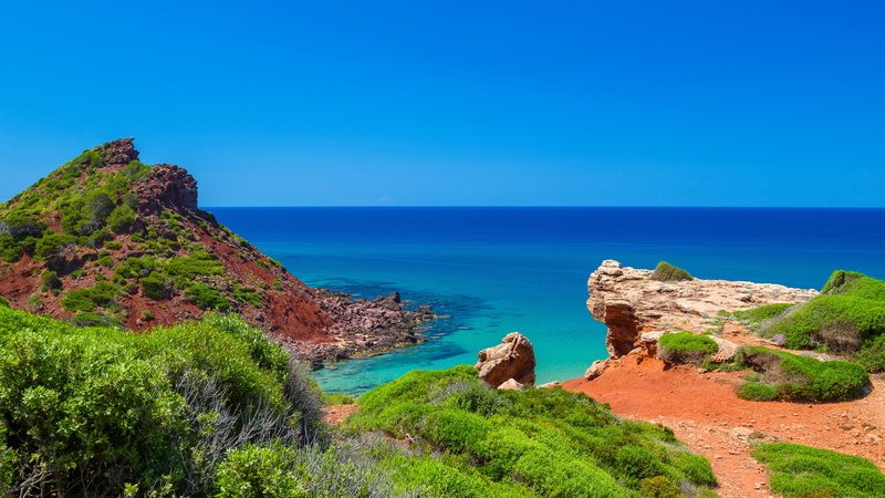 Minorque, 4K, Spain, Coast, Sea, Island