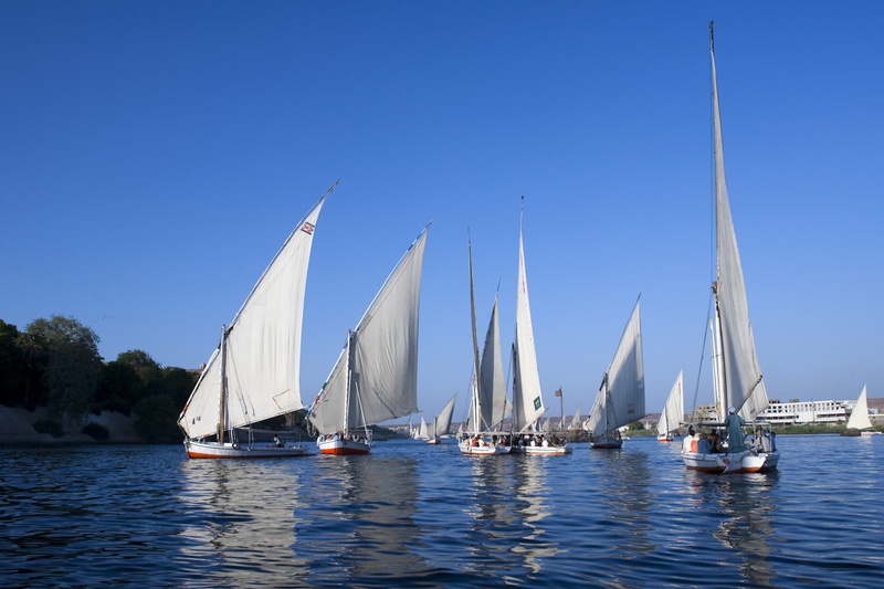 beauty in nature, Egypt, reflections, yacht, transportation, nature, Dhows, clear sky, pole, mast, mode of transportation, yachting, sky, luxury, sailboat
