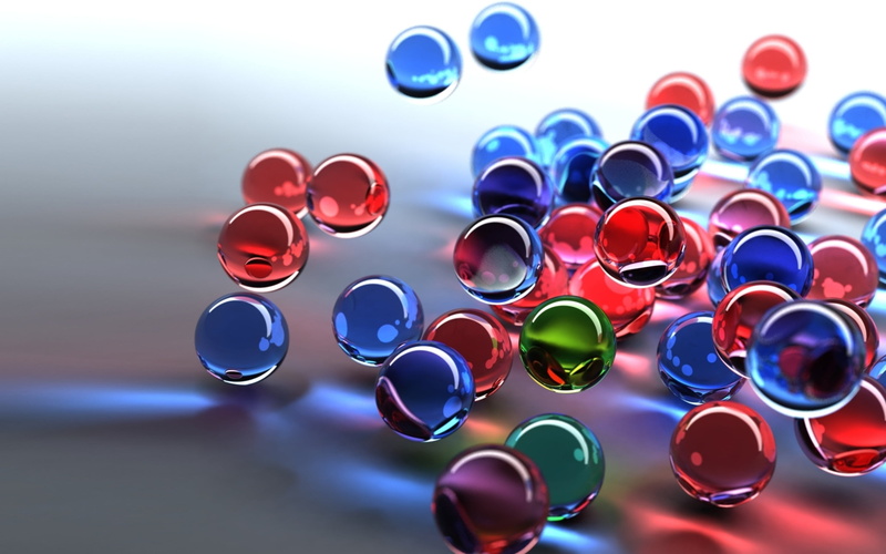glass, 2K, close-up, no people, d, indoors, shape, focus on foreground, day, table, reflection, red, balls, hd, design, still life, geometric shape, sphere