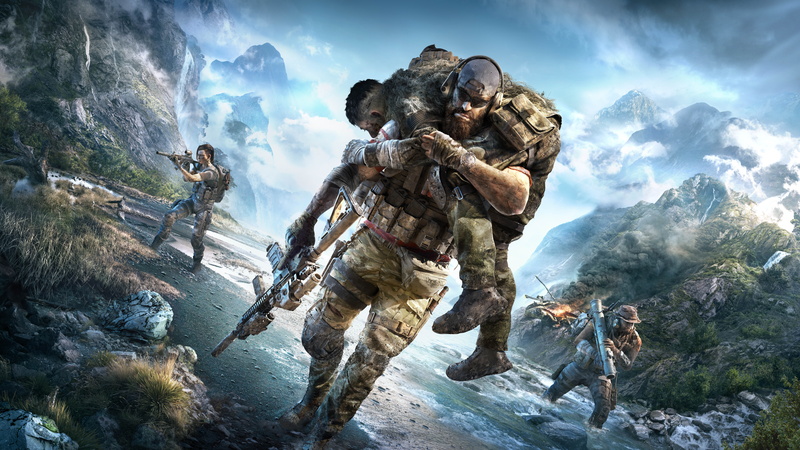 River, 8K, Gun, Mountain, Tom Clancys, Tom Clancys Ghost Recon Breakpoint, Warrior
