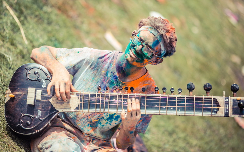 2K, music, Festival of Colors, sitar, Spanish Folk