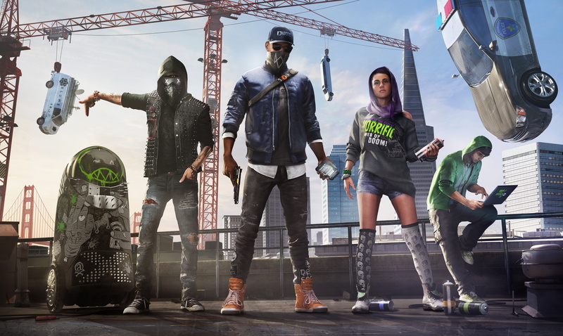 8K, Sitara, 8K, Wrench Junior, Marcus, illustration, 4K, game, Watch Dogs 2