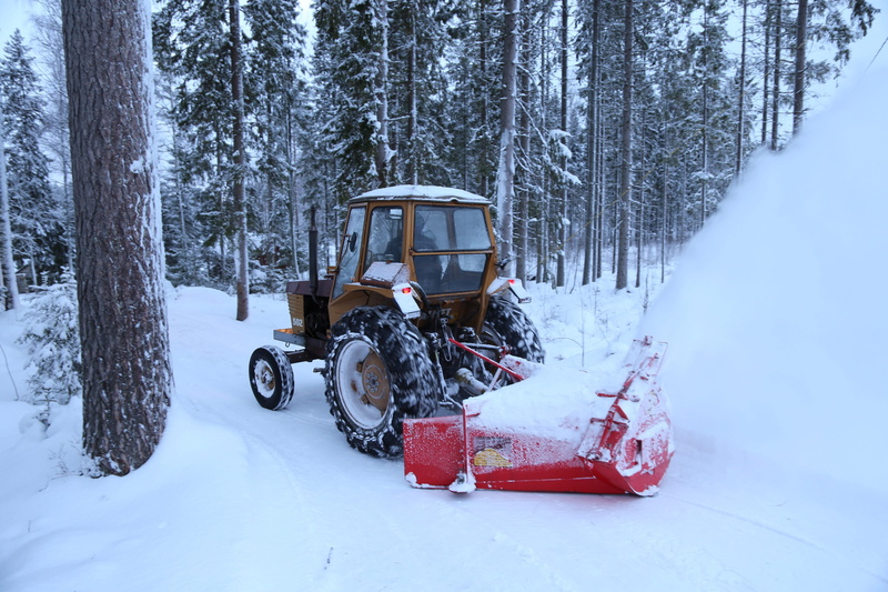 tree trunk, forest, field, 2K, road, cold, transportation, white color, snow thrower, plant, land vehicle, snowing, tractor, covering, land, winter, snowcapped mountain