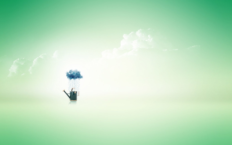 clouds, lake, the rain, thrower, 1080P, cloud