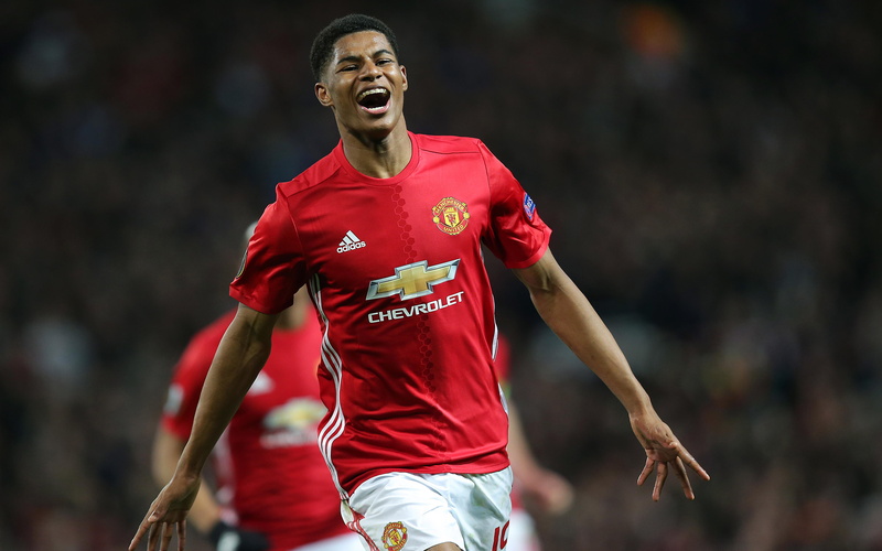 Manchester United F.C., Marcus Rashford, 4K, Soccer