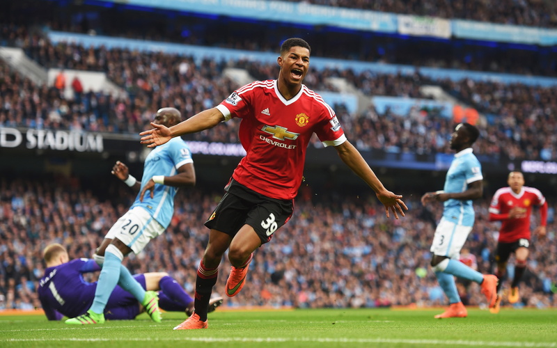 4K, Soccer, Manchester United F.C., Marcus Rashford