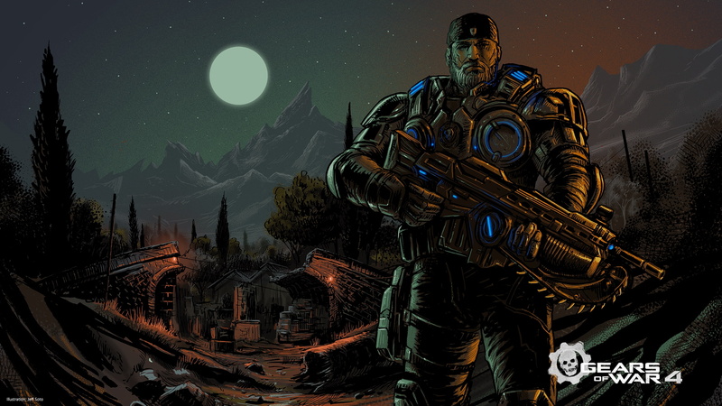 Gears of War, Marcus Fenix, 2K