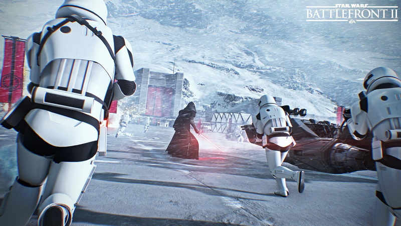 adult, Star Wars: Battlefront, Kylo Ren, Starkiller Base, white, First Order Trooper, scooter, unrecognizable person, 1080P, black, day, stormtrooper