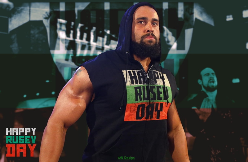 rusev day , wwe champion, Rusev, one person, standing, aiden english, WWE, young men, waist up, 720P, western script, young adult, men, text, front view