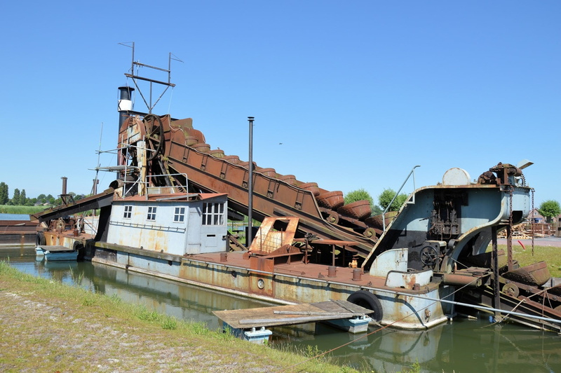 water, history, river, architecture, vessel, blue, nautical Vessel, steam, ruined, abandoned, building exterior, built structure, outdoors, transportation