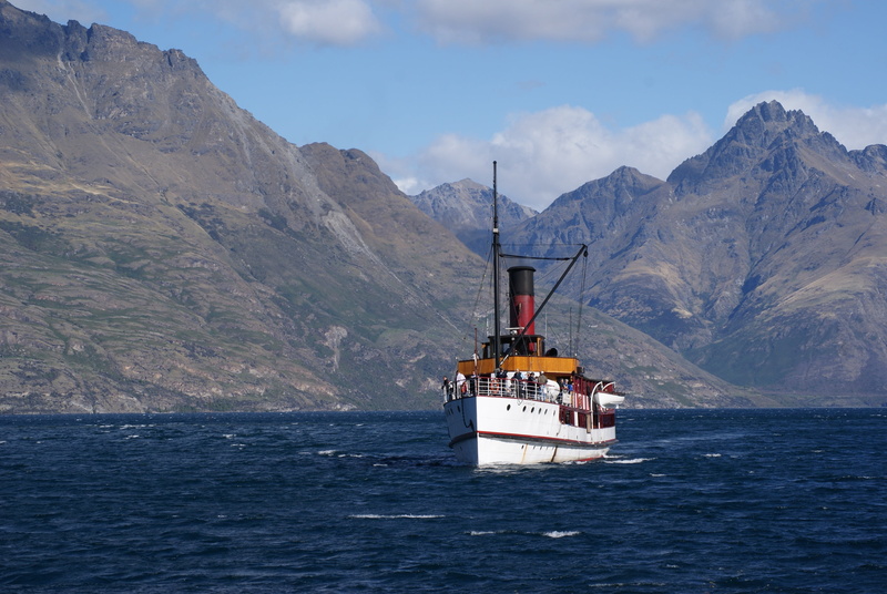 environment, passenger, ship, destination, new, steam, lake wakatipu, nature, transportation, mountain, earnslaw, tourism, outdoors, tss earnslaw, nautical vessel