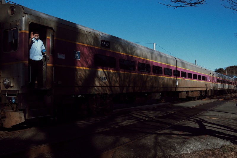 train track, railroad station, machine, clothing, passenger train, person, terminal, engine, rail transportation, motor, railroad station platform, 5K