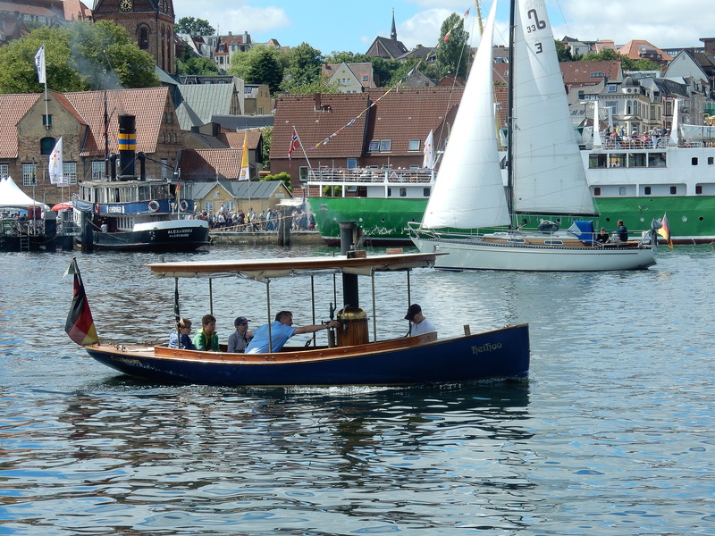 boat trip, flensburg, maritime, port, nature, outdoors, built structure, architecture, nostalgia, water, mode of transportation, travel, steamboat, chimney