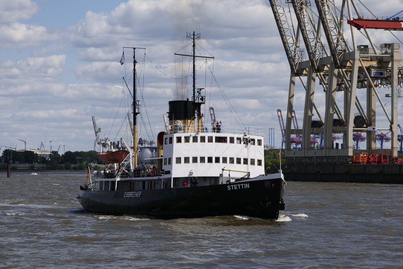 sailboat, sky, museum ship, nature, transportation, port, hamburg, business, nautical vessel, steamboat, eisbrecher - stettin, ship, sea, pier, old, passenger craft