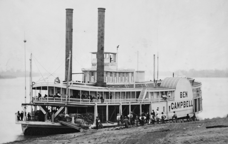 steamboat, chimney, sky, heckraddampfer, outdoors, ben campbell, steam powered, transportation, 1850, nautical Vessel, paddle steamers, built structure