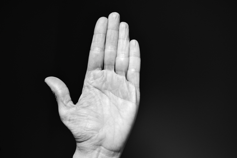 slap, showing, hand, communication, gesturing, slap in the face, 5K, close-up, finger, indoors, copy space, hand sign, stop, human body part, aggression