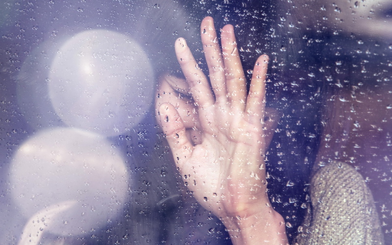 shy, hand, human face, human body part, depression - sadness, emotion, drop, stop gesture, body part, human hand, portrait, girl, indoors, glass - material