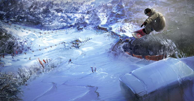 snow, 1080P, winter, snowboards