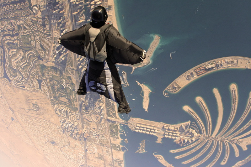 1080P, united arab emirates island skydiving wingsuits